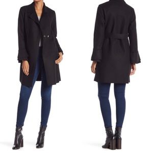 Trina turk sasha bell sleeve wool blend coat FINAL PRICE NO OFFERS CONSIDERED